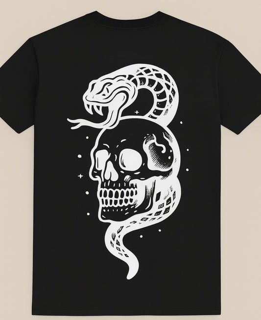 Snake & Skull Graphic Tee